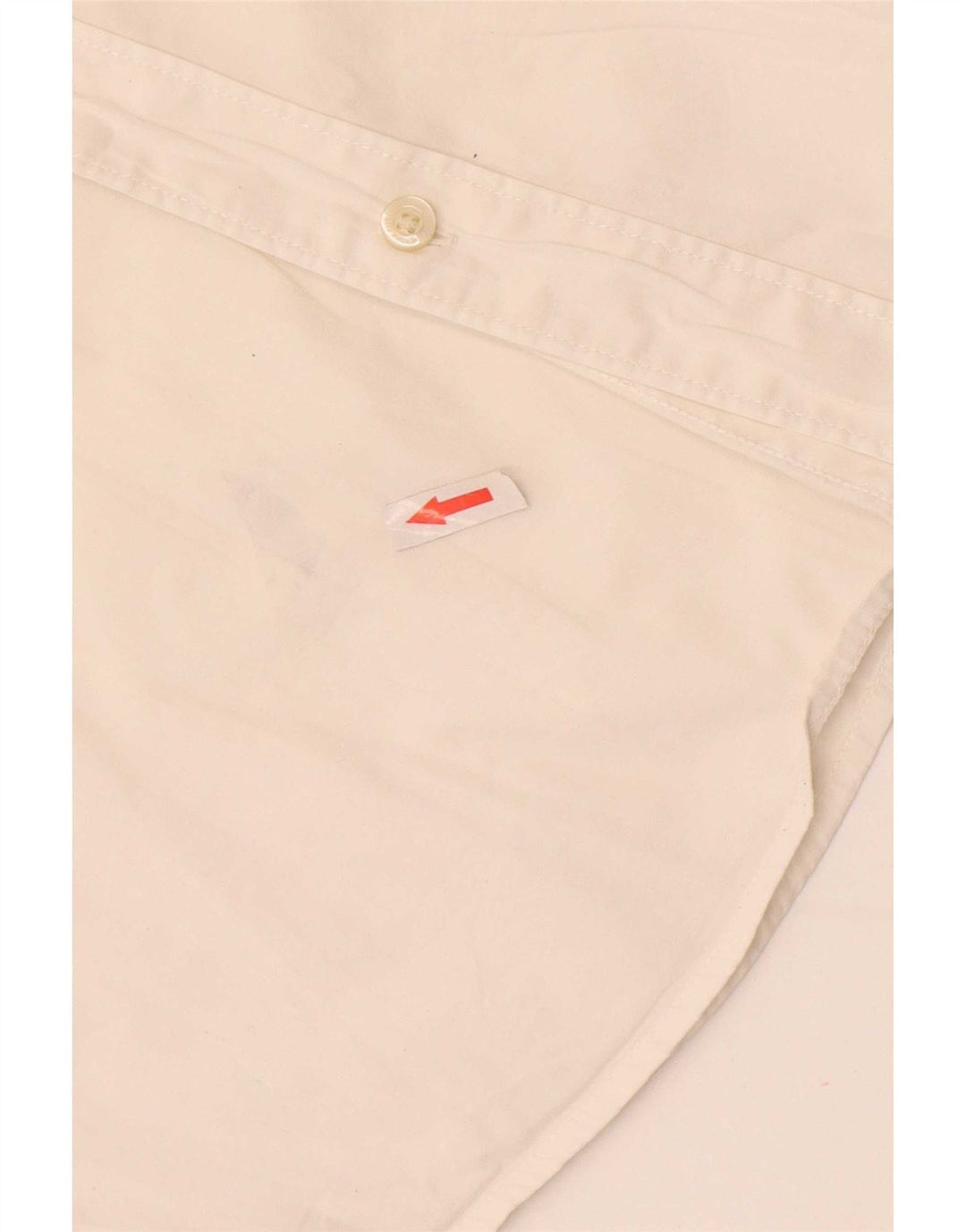 Tommy Hilfiger Slim Fit skjorte til mænd, lille råhvid bomuld