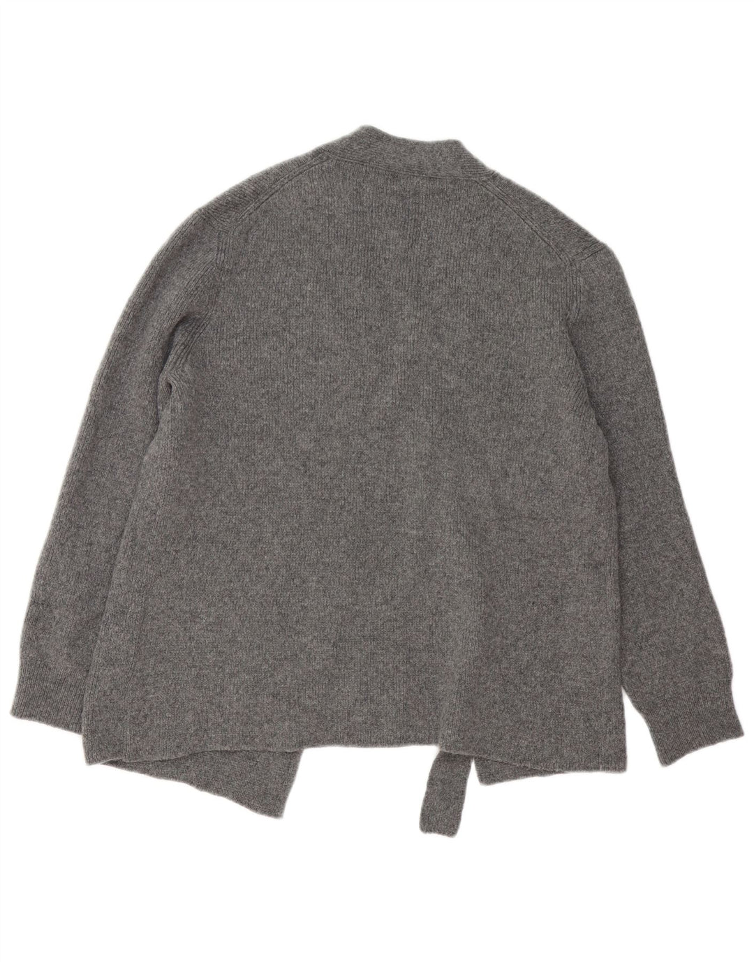 ZARA oversized cardigan sweater til kvinder UK 10 Small Grey Cashmere