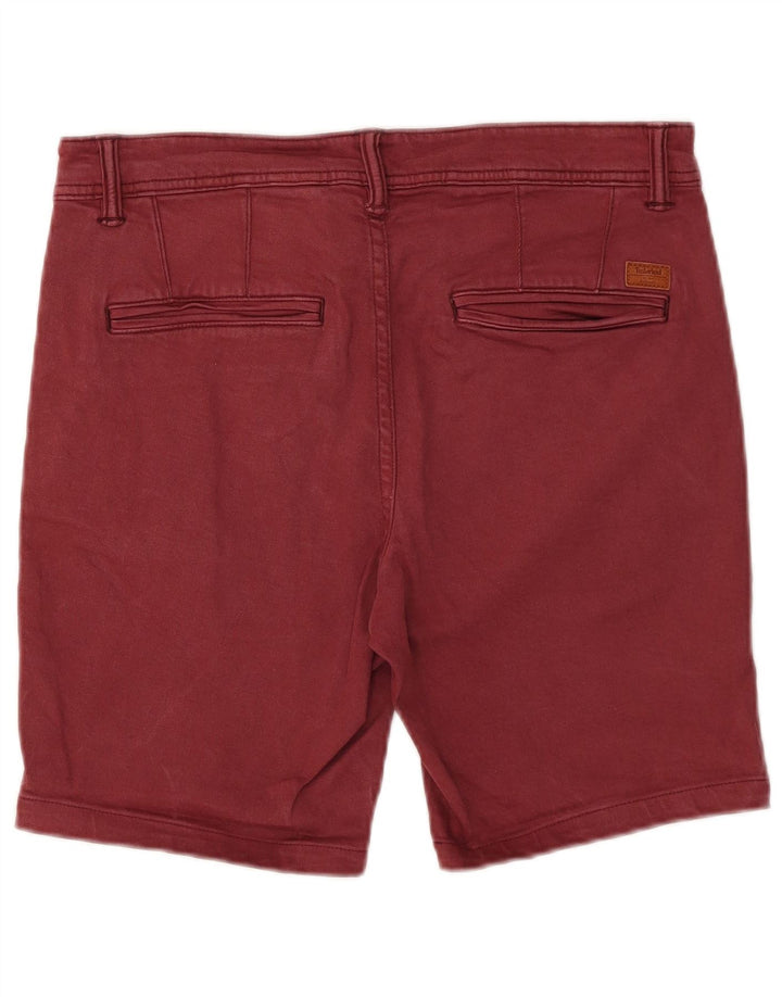 Timberland Herre denimshorts W33 Medium Bourgogne bomuld
