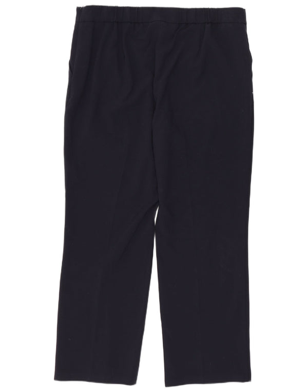 Marks & Spencer Dame Casual Bukser UK 14 Large W32 L27 Navy Blue