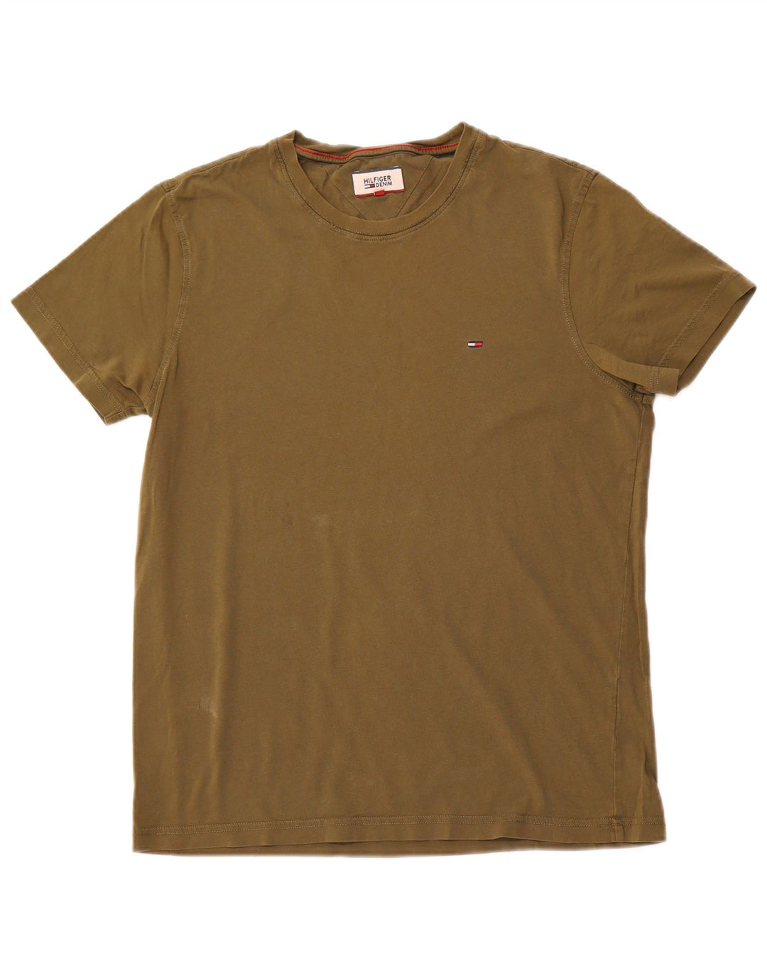 TOMMY HILFIGER Herre T-Shirt Top Stor Khaki