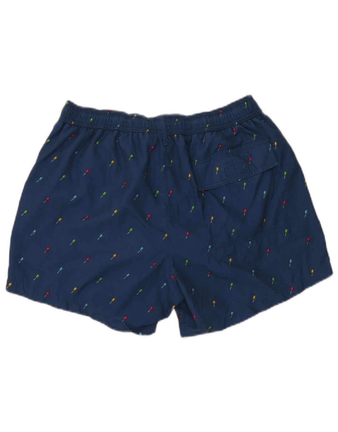 Paul Smith Badeshorts med abstrakt mønster til mænd store marineblå polyester
