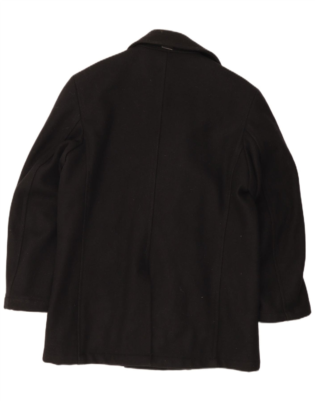 Gas Herre Dobbeltradet Frakke UK 40 Large Black