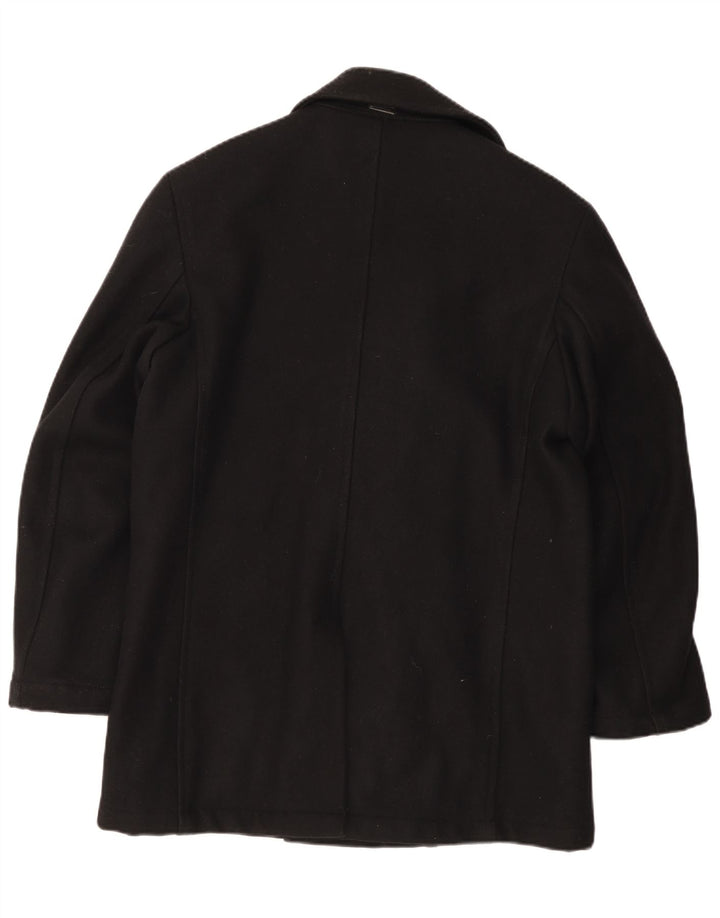 Gas Herre Dobbeltradet Frakke UK 40 Large Black