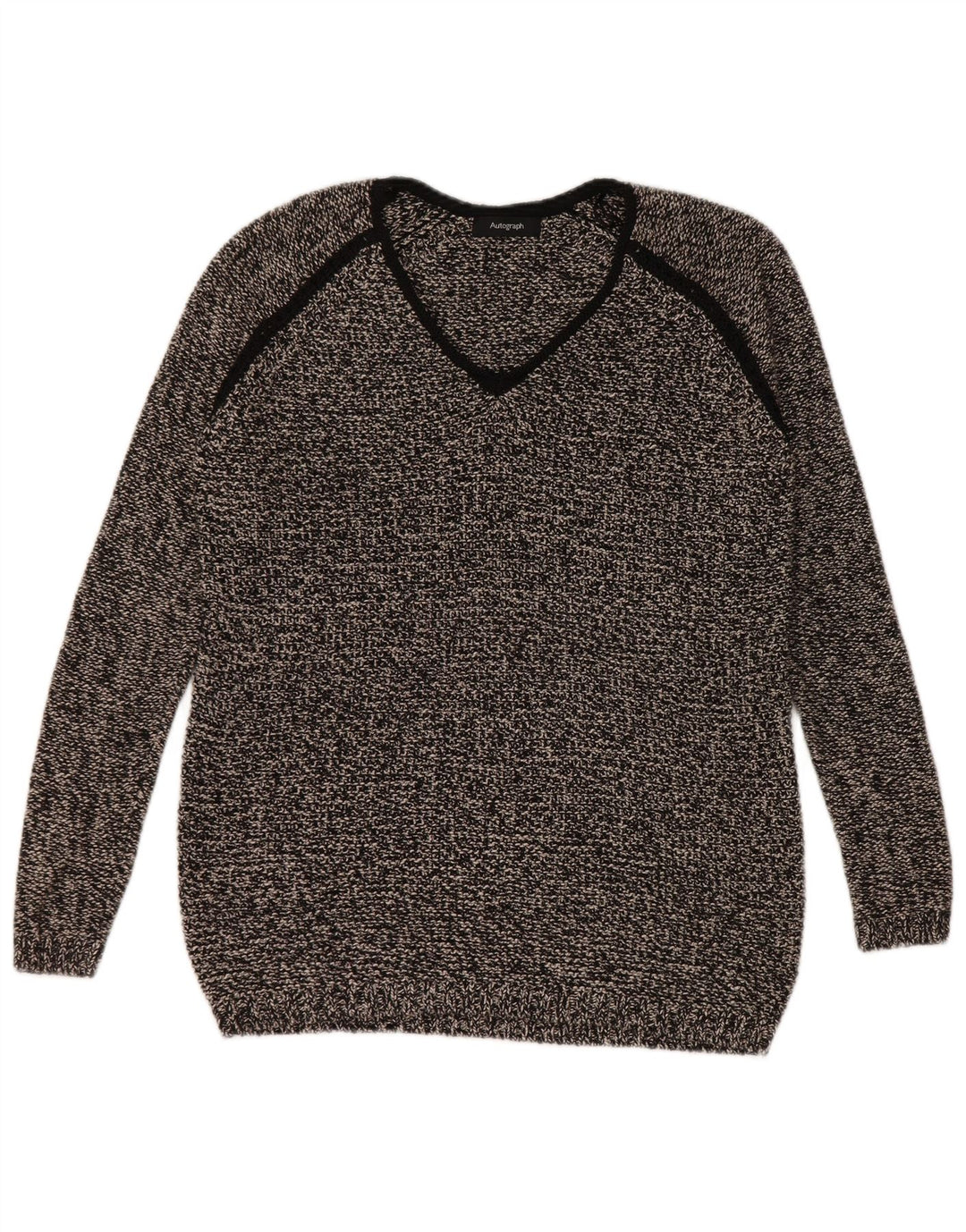 Marks & Spencer Womens Autograph V-hals sweater UK 10 Small Black