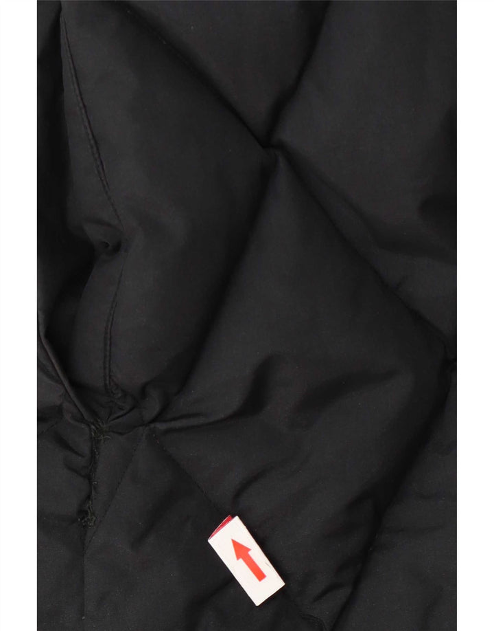 Armani Jeans Dame Polstret Frakke UK 14 Large Navy Blue Polyamide
