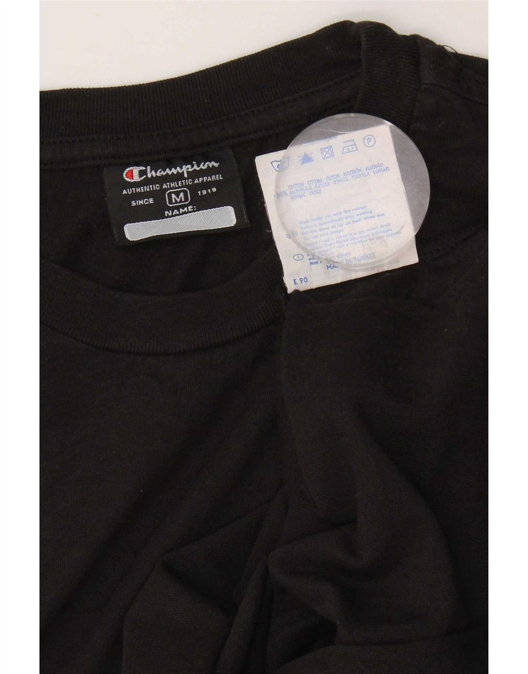 Champion Damevest Top UK 12 Medium Sort Bomuld