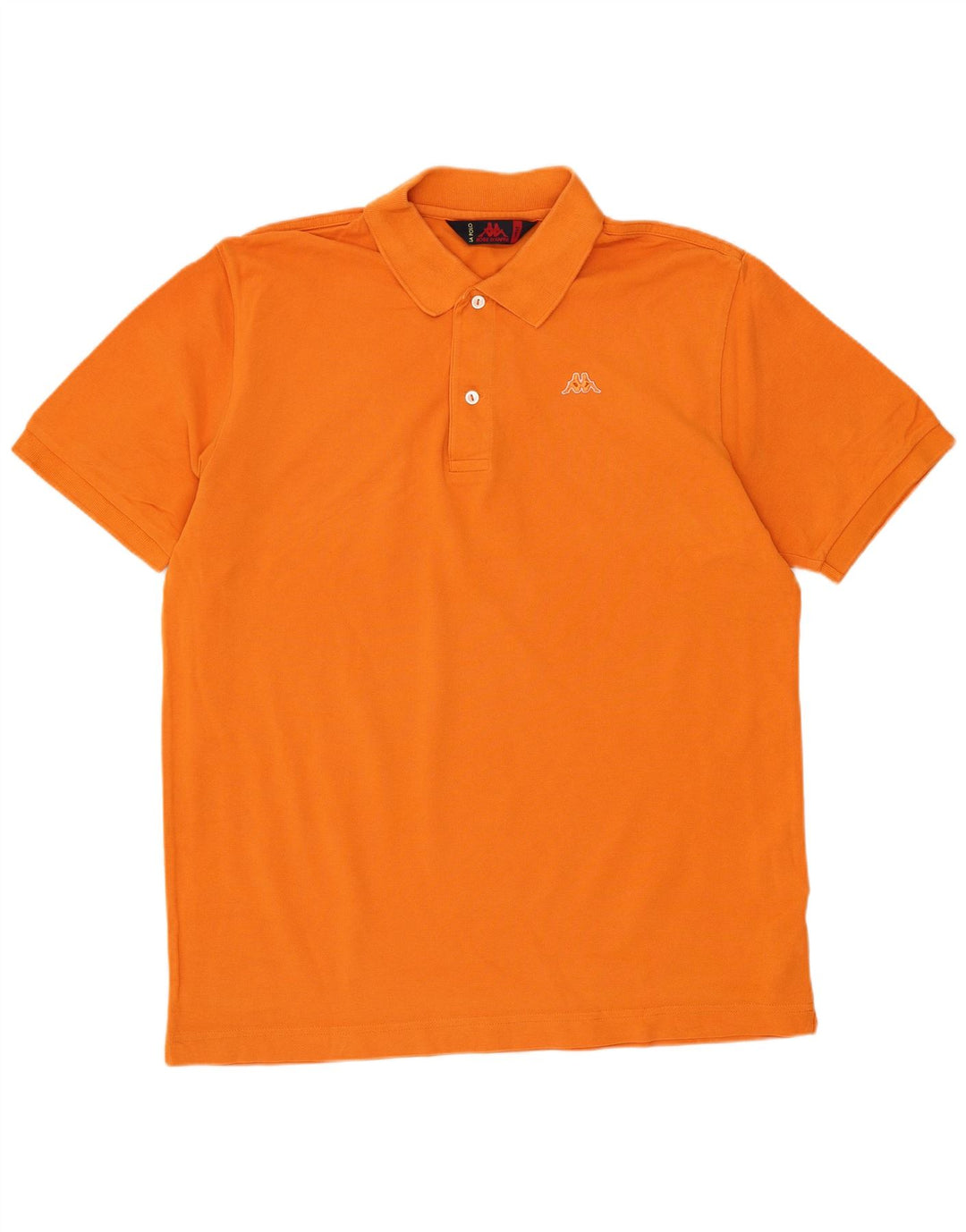 KAPPA Poloskjorte til mænd, stor orange bomuld