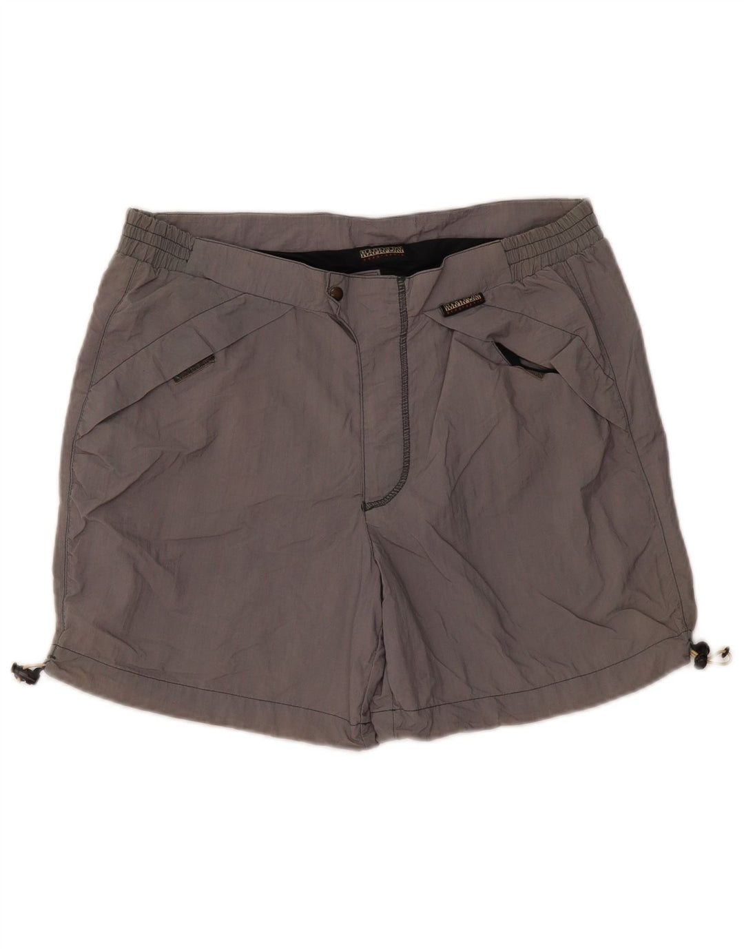 Napapijri Herre Casual Shorts XL W38 Grå polyamid
