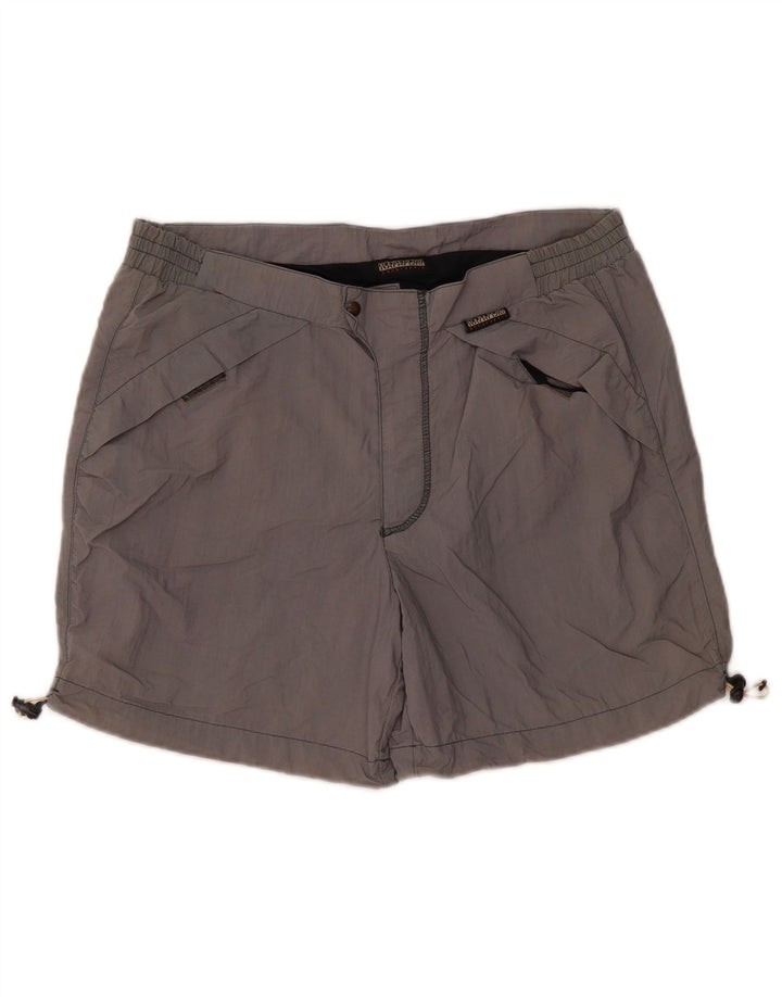 Napapijri Herre Casual Shorts XL W38 Grå polyamid