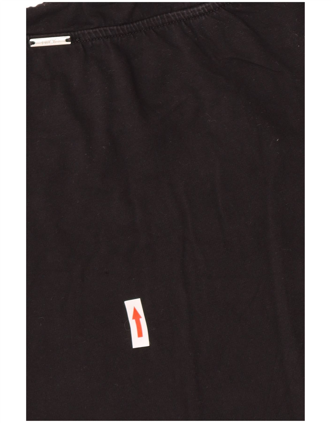 Liu Jo Dame T-Shirt Top UK 10 Lille Sort Bomuld