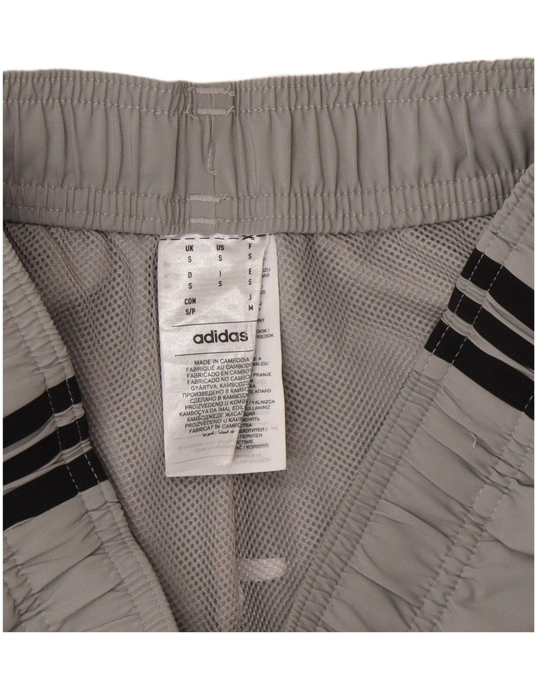 Adidas Sportsshorts til mænd, små grå polyester