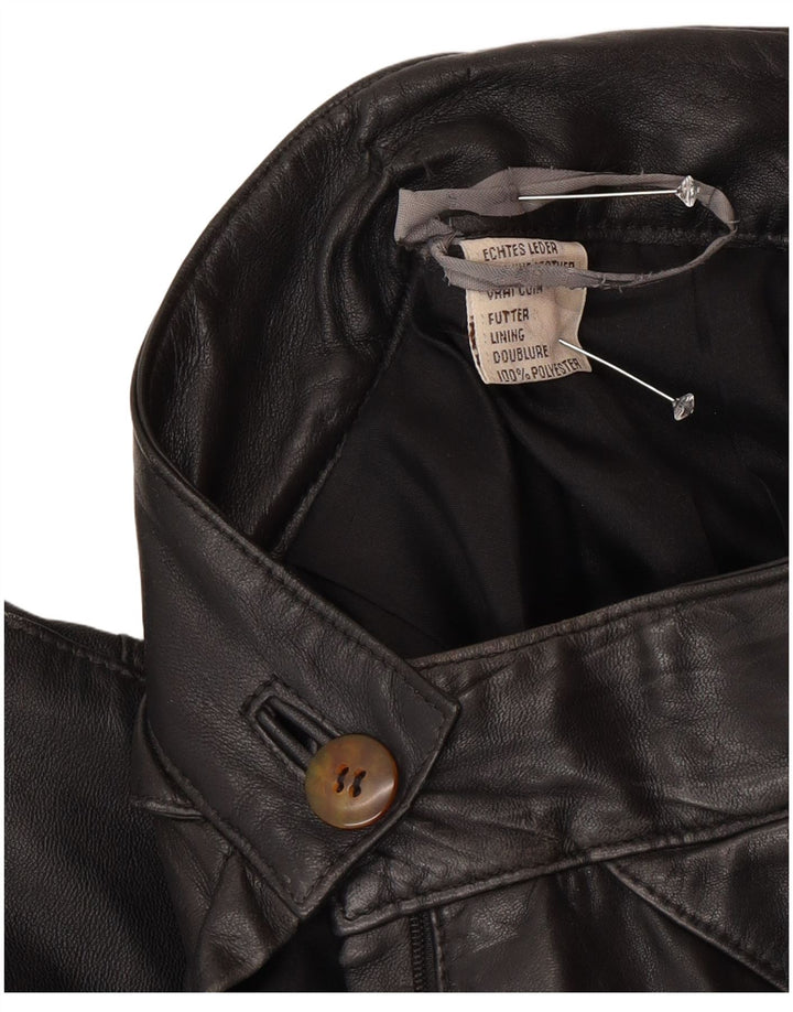 Vintage kvinders højtaljede bukser EU 36 Small W26 L30 Sort