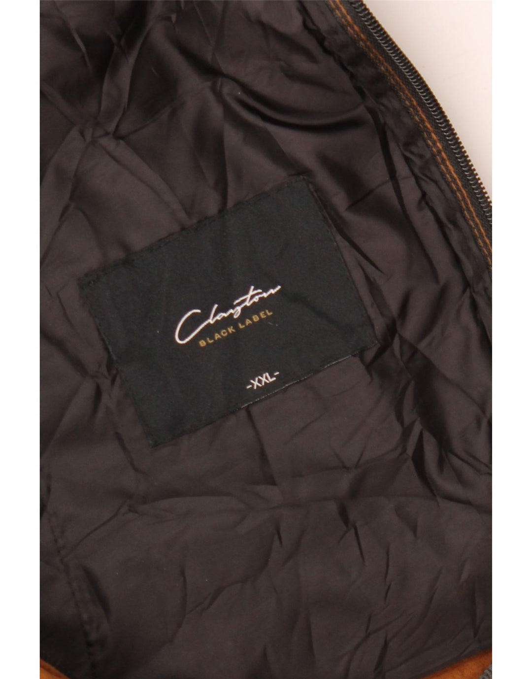 CLAYTON Polstret herrejakke UK 44 2XL Brun