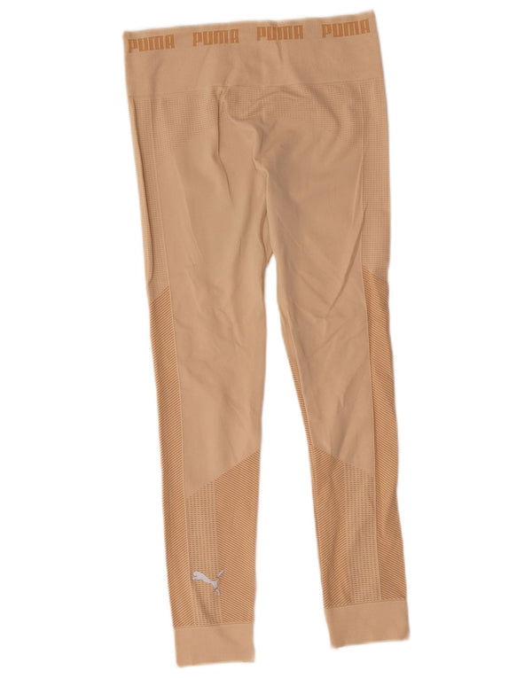 Puma Grafiske Leggings til kvinder UK 12 Medium Beige