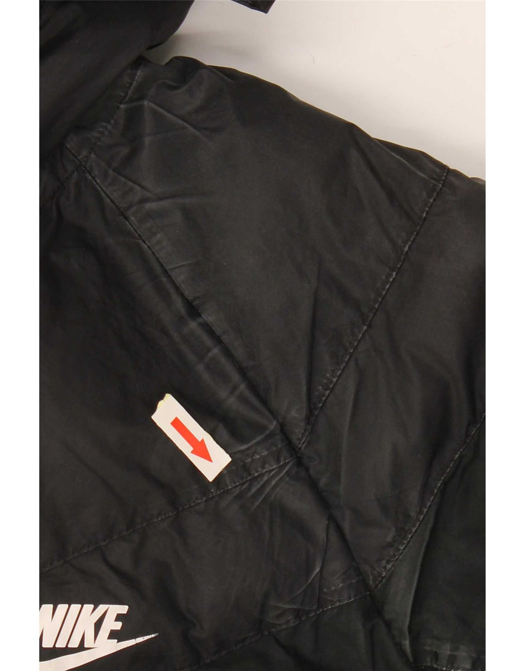 Nike drenge hættepolstret jakke 10-11 år medium sort polyester