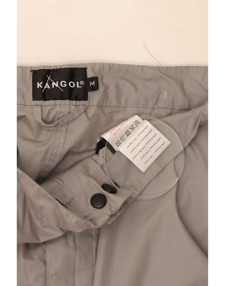 Kangol Herre Straight Cargo Bukser Medium W32 L30 Grå Polyester