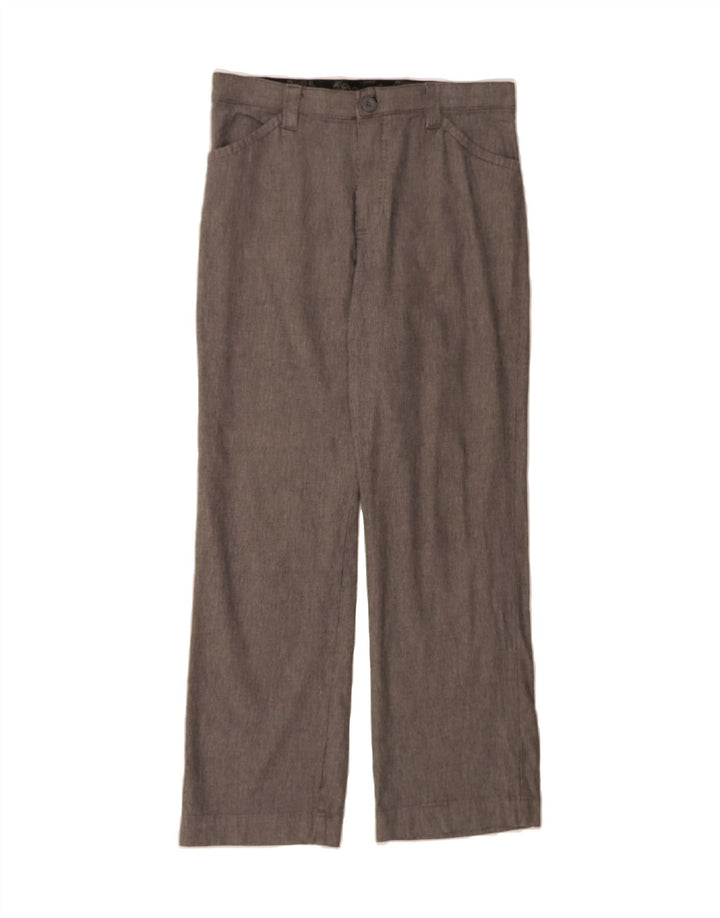 LEE Womens Straight Casual Trousers W32 L29 Grey Vintage Lee and Second-Hand Lee from Messina Hembry 