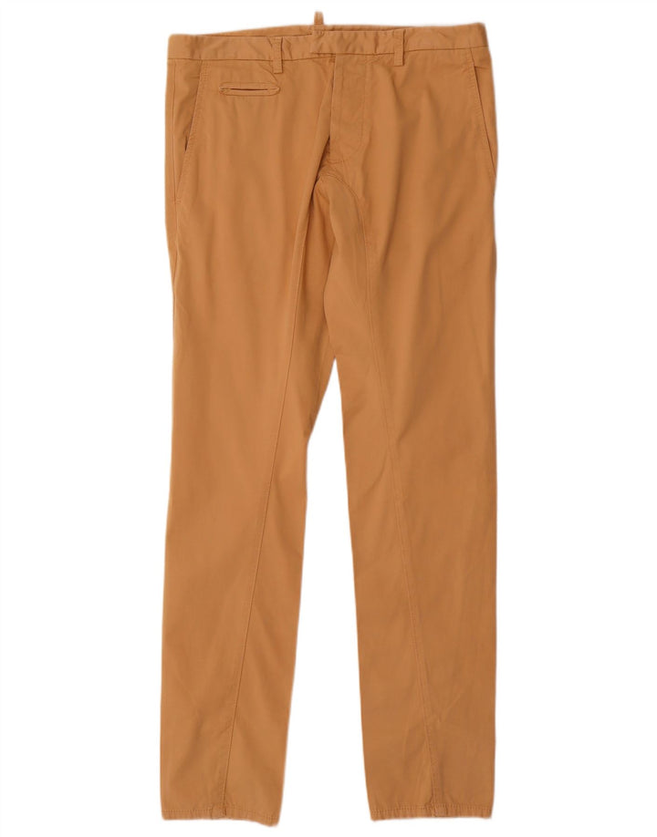 Dsquared2 Dame Slim Chino Bukser IT 46 Large W32 L32 Beige Bomuld