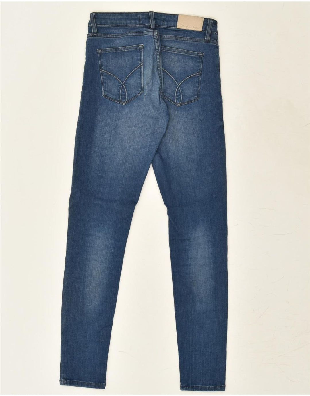 CALVIN KLEIN Womens Skinny Jeans W26 L30  Blue | Vintage Calvin Klein | Thrift | Second-Hand Calvin Klein | Used Clothing | Messina Hembry 
