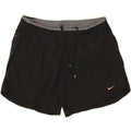 NIKE Dame Dri Fit Sportshorts UK 14 Medium Sort Polyester