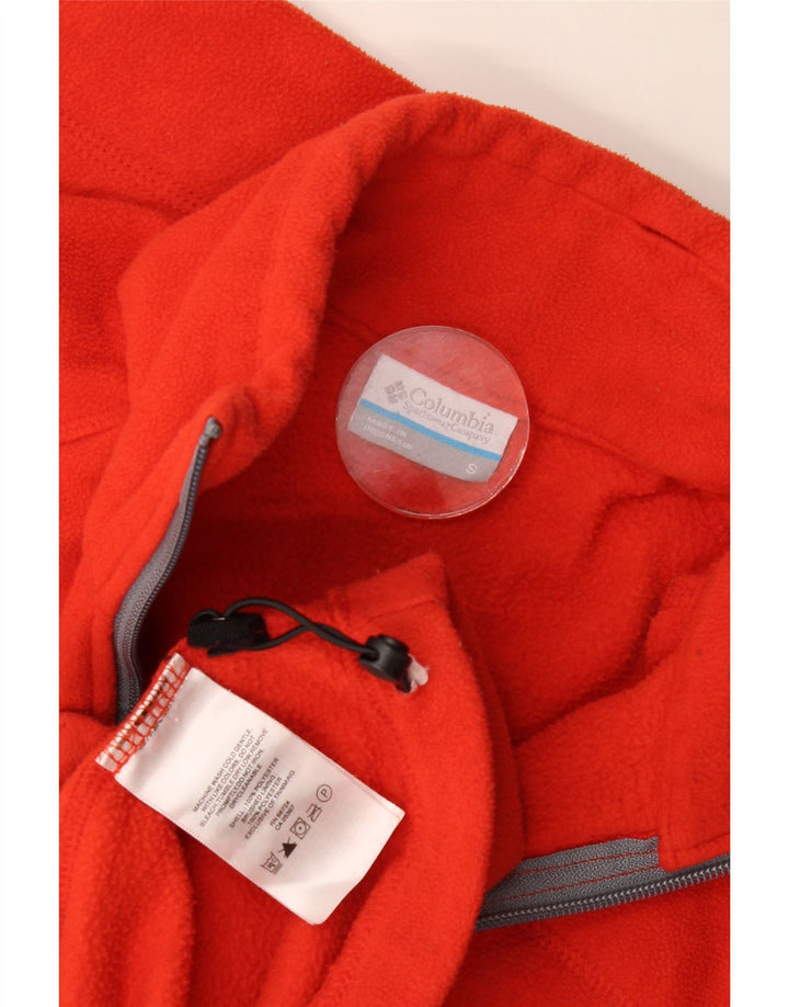Columbia Herre Fleecejakke UK 36 Lille Rød Polyester