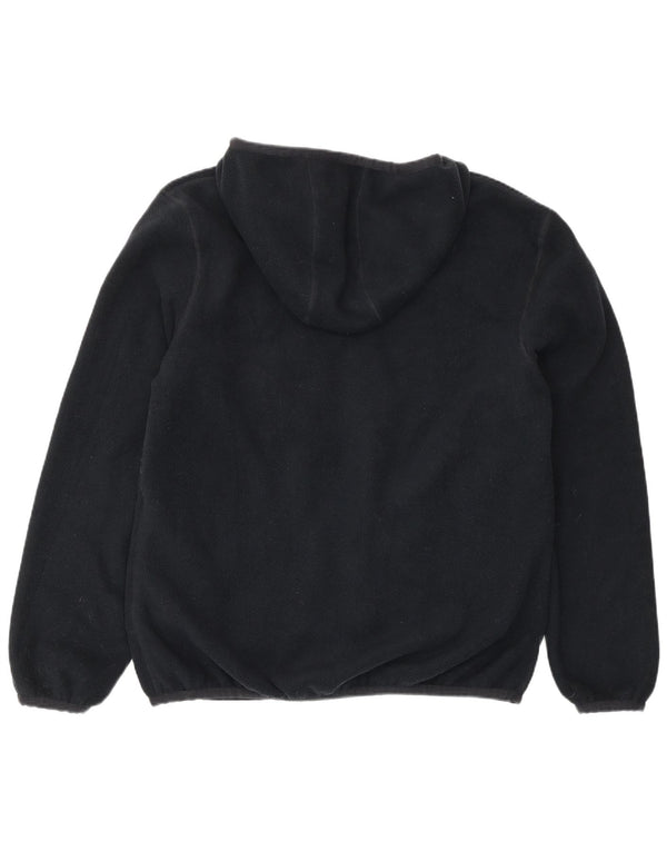 K-Way Herre Hætte Vendbar Fleecejakke UK 40 Large Navy Blue Polyester