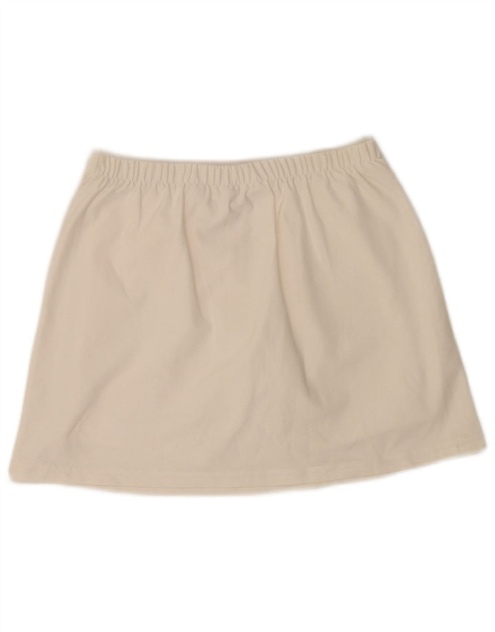 Nike Womens Skort UK 8/10 Small Off White Polyester