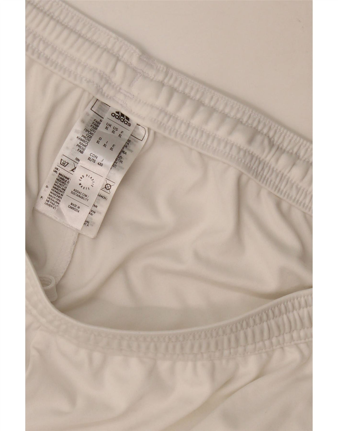 ADIDAS Mens Aeroready Sport Shorts XL  White Polyester