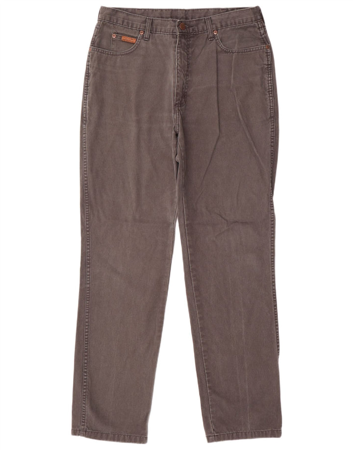 Wrangler Herre Ohio Straight Jeans W34 L32 Grå Bomuld