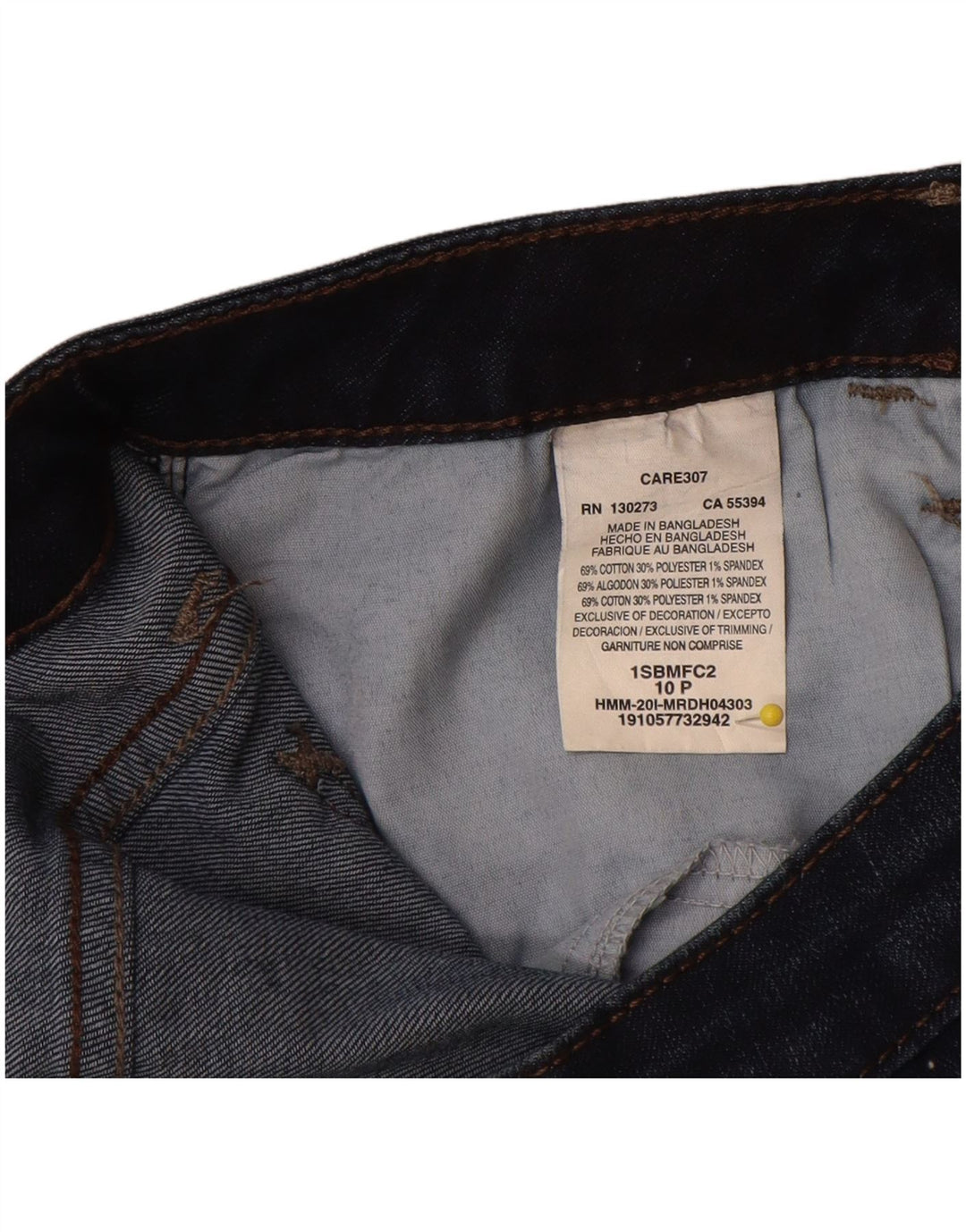 Lee Womens Riders Mid Rise Bootcut Jeans US 10 Large W30 L29 Navy Blue