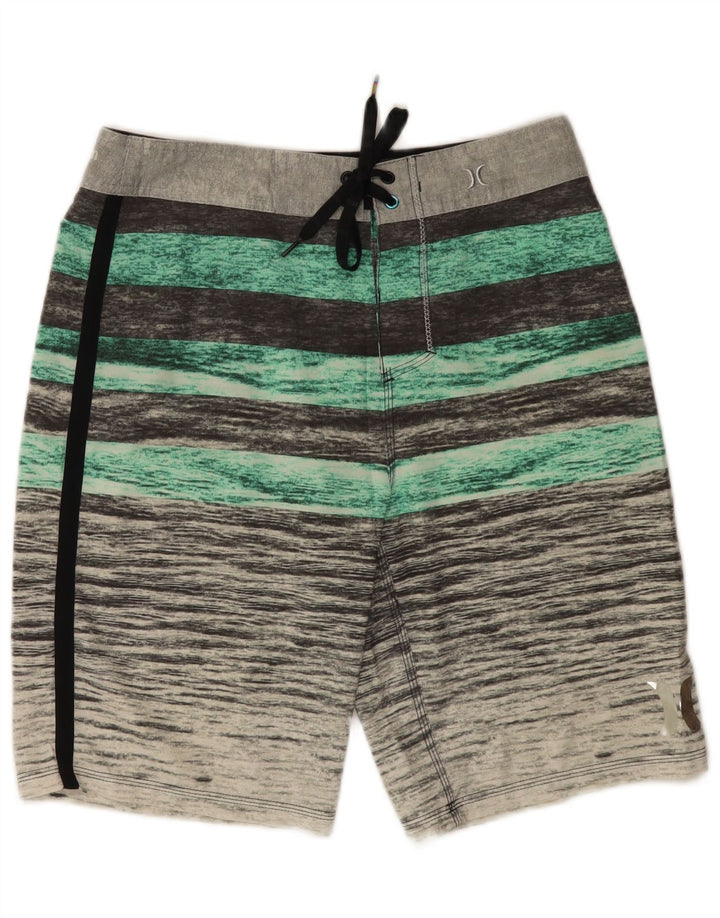 Hurley Herre badeshorts Små gråstribet polyester