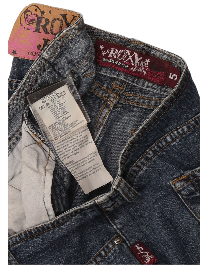 Quiksilver Dame Roxy Flared Jeans US 5 Medium W30 L32 Blå Bomuld