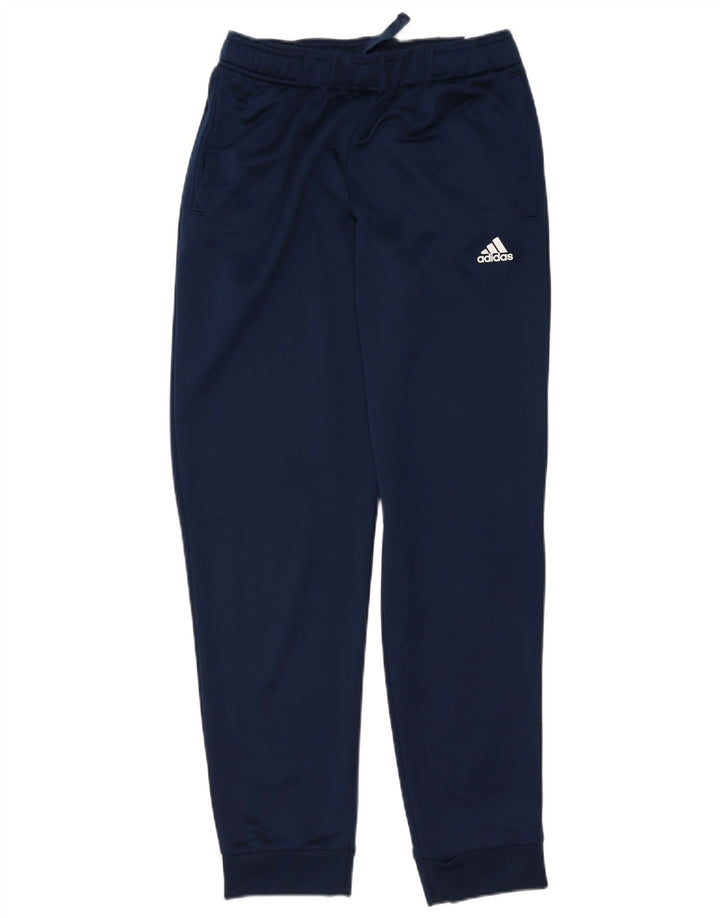 Adidas Træningsdragt til mænd Joggers UK 40/42 Medium Navy Blue Polyester