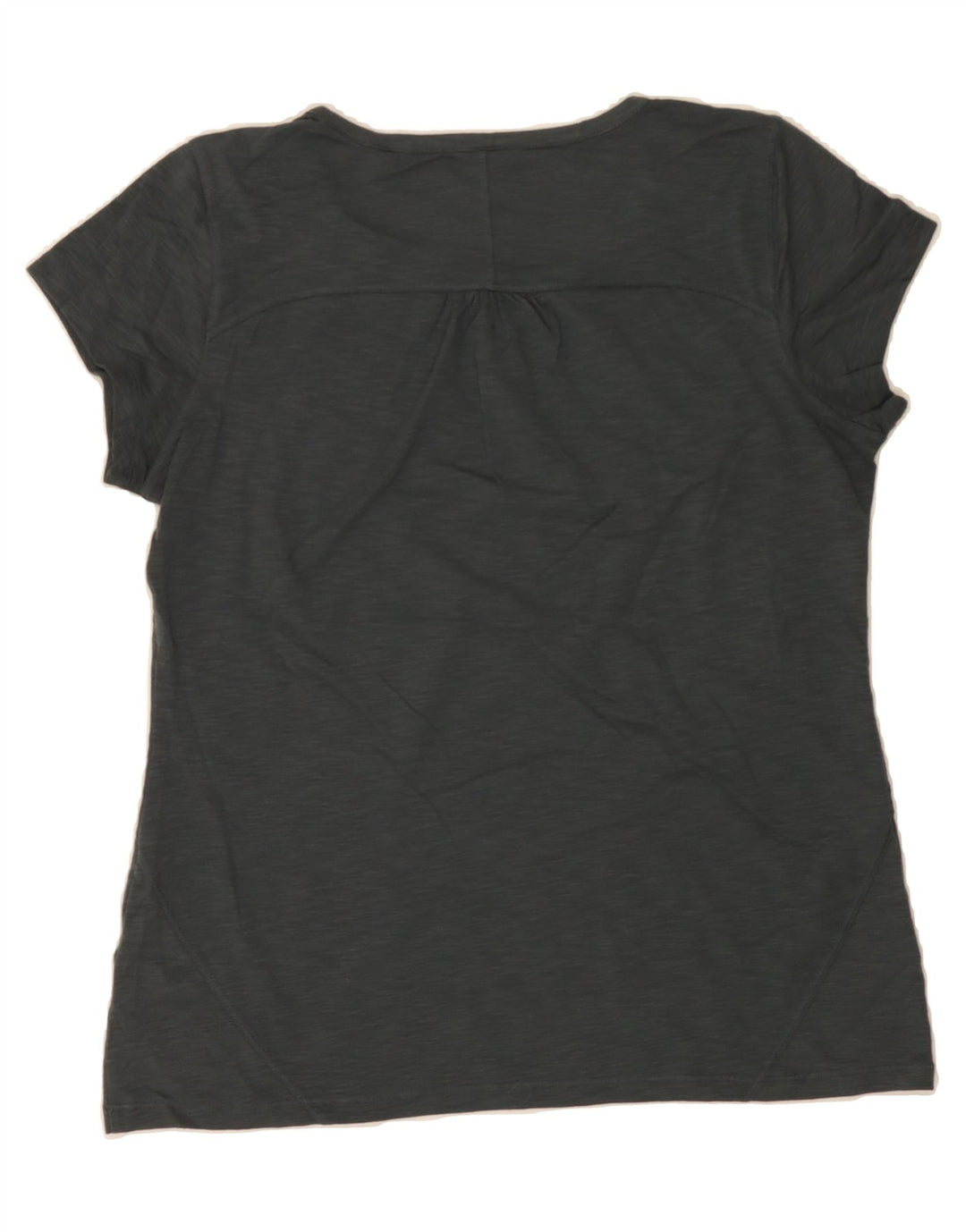 L.L.BEAN Womens T-Shirt Top UK 14 Medium Grey Polyester Vintage L.L.Bean and Second-Hand L.L.Bean from Messina Hembry 