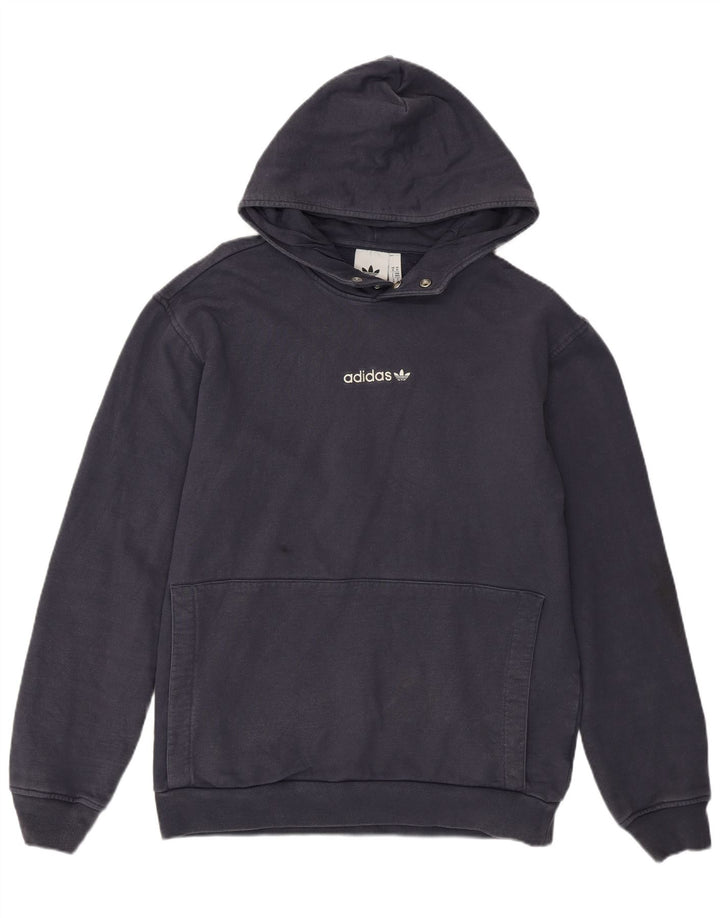 Adidas Herre hættetrøje Jumper Medium Marineblå Bomuld