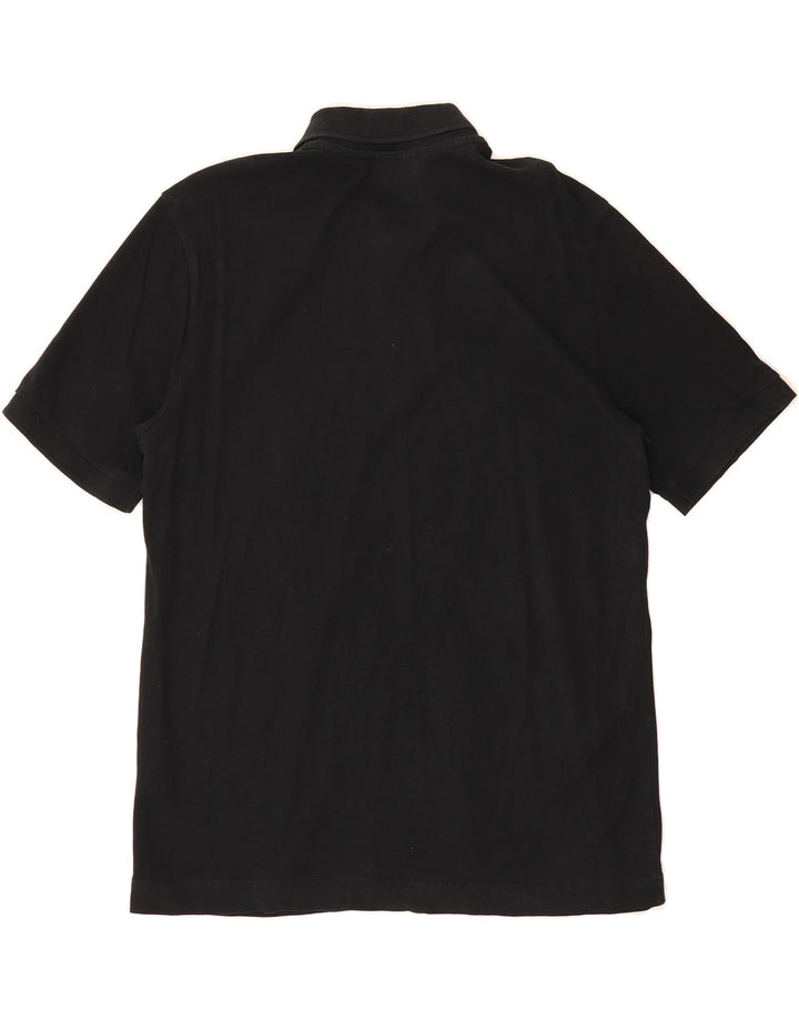 KAPPA Mens Polo Shirt Large Black Cotton Vintage Kappa and Second-Hand Kappa from Messina Hembry 