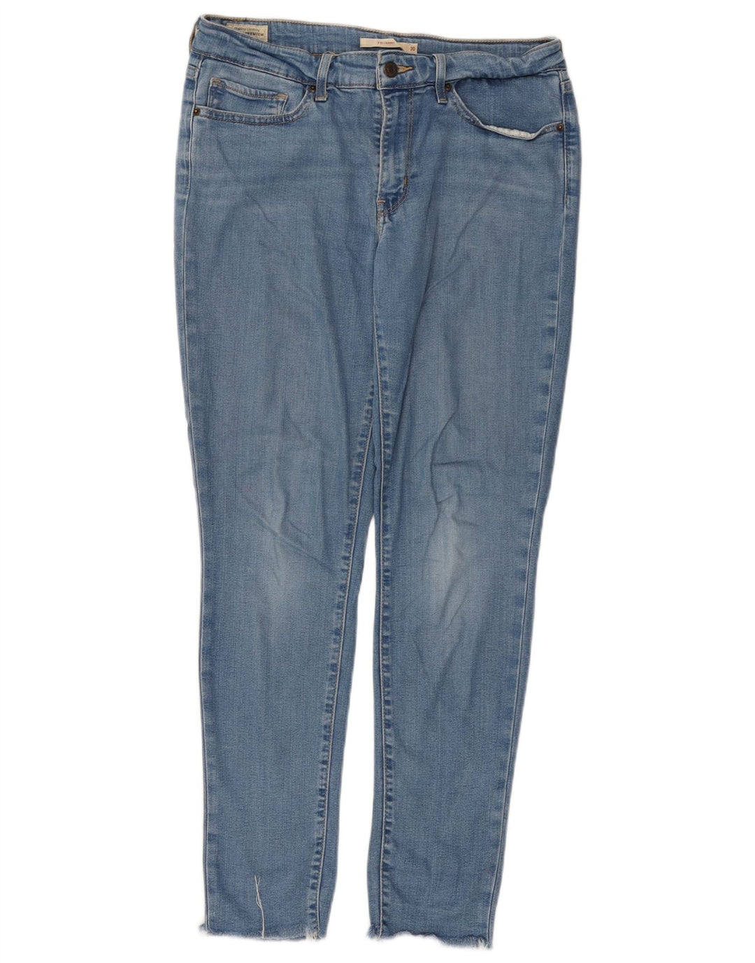Levi's Dame 711 Skinny Jeans W30 L30 Blå Lyocell