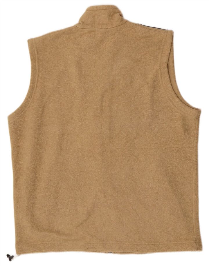 Sergio Tacchini Herre Fleece Gilet UK 38 Medium Beige
