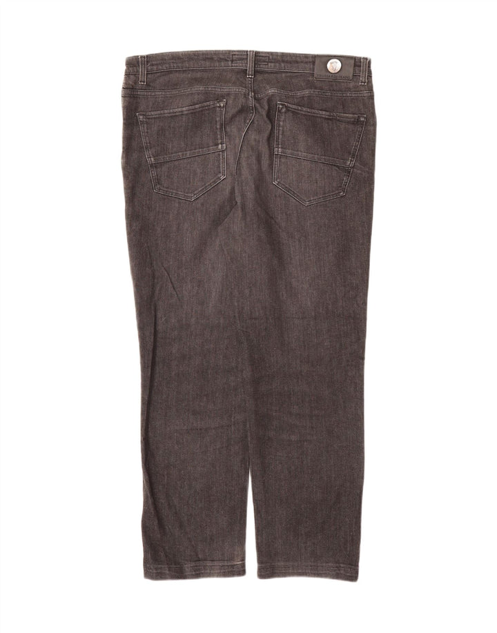 TRUSSARDI Mens Straight Jeans W38 L30 Grey Vintage Trussardi and Second-Hand Trussardi from Messina Hembry 