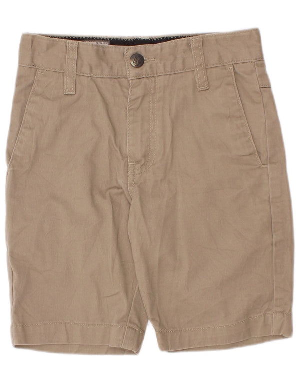 Volcom Boys Chino Shorts 7-8 år W22 Beige Bomuld