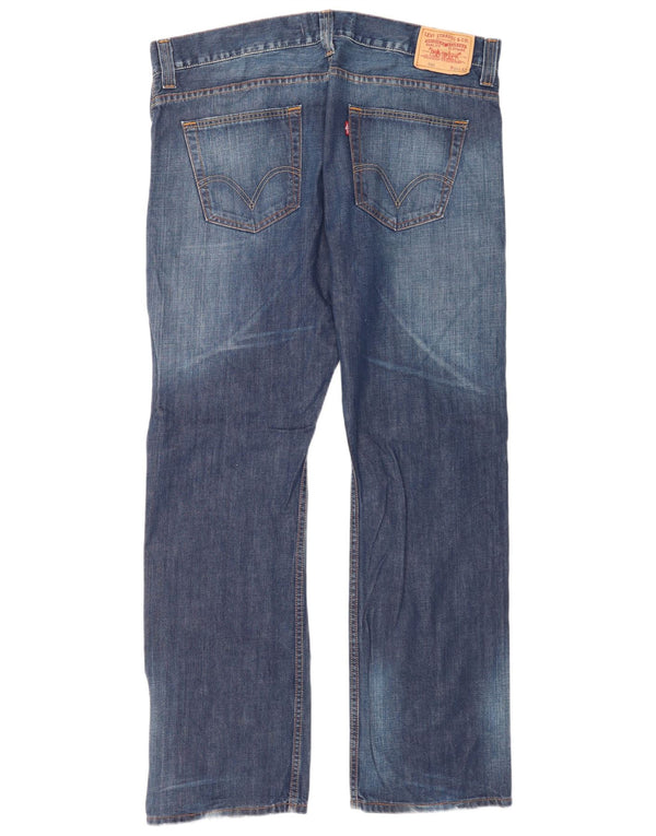 Levi's Herre 506 Lige jeans med standard pasform W38 L32 blå bomuld