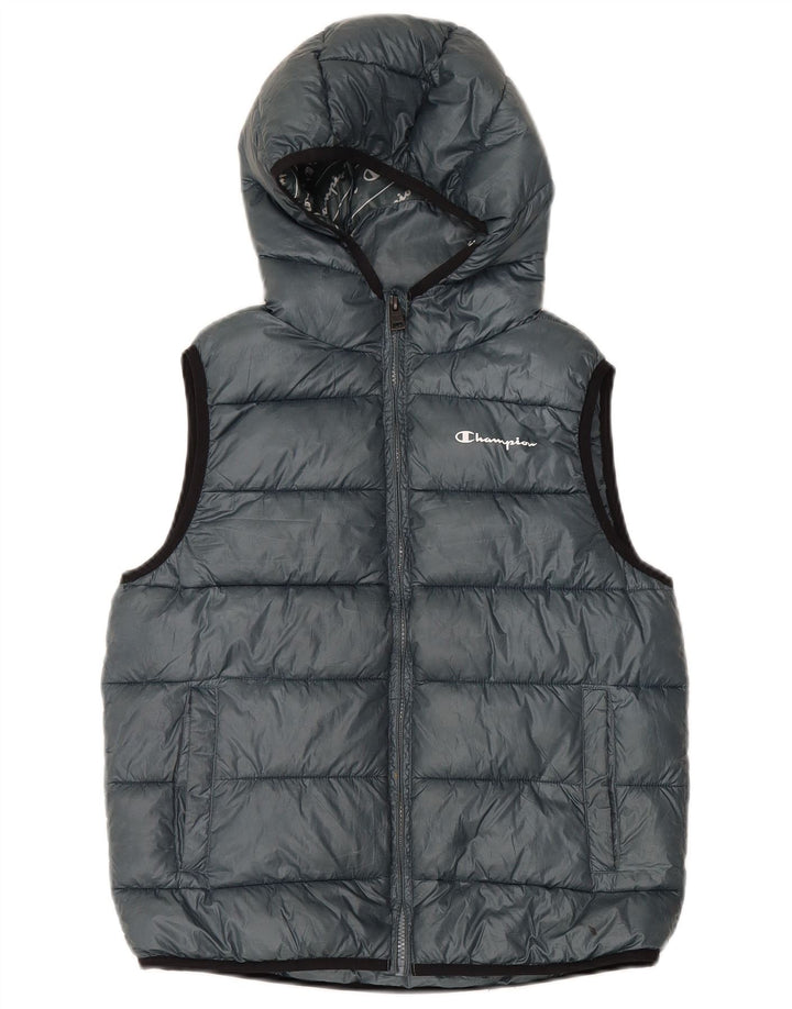 Champion drenge hætte polstret 13-14 år XL Grå polyester