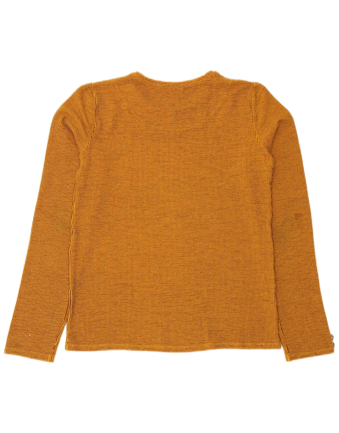 Zara Dame Top Langærmet UK 12 Medium Orange Stribet