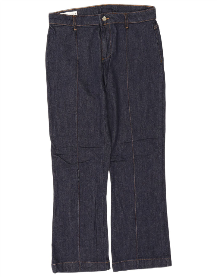 Zara Dame Bootcut Jeans EU 40 Medium W30 L27 Marineblå Bomuld