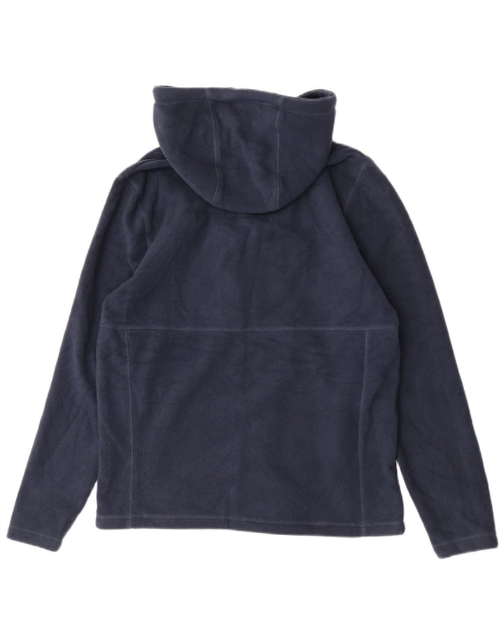 Saltrock Fleecejakke med hætte til mænd UK 38 Medium Navy Blue Polyester