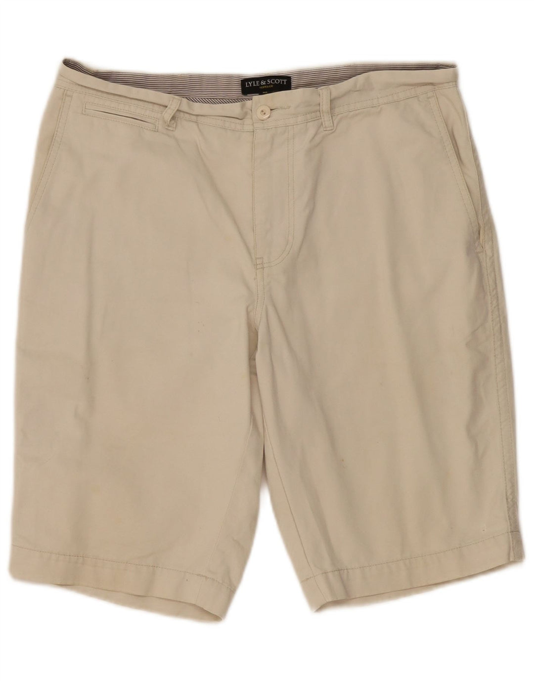 Lyle & Scott Herre Chino Shorts W34 Large Beige