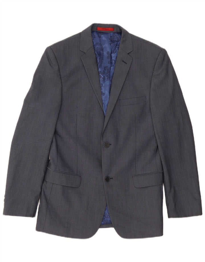 Ted Baker Herre 2 Button Blazer Jacket UK 38 Medium Blue