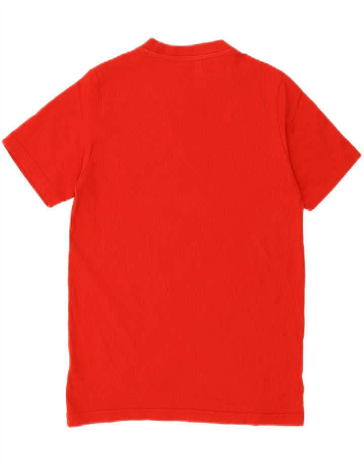 ADIDAS Boys Graphic T-Shirt Top 11-12 Years Red Vintage Adidas and Second-Hand Adidas from Messina Hembry 