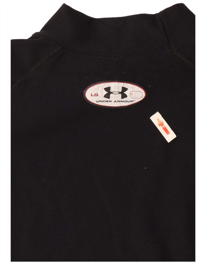 Under Armour Herre T-Shirt Top Stor Marineblå Nylon